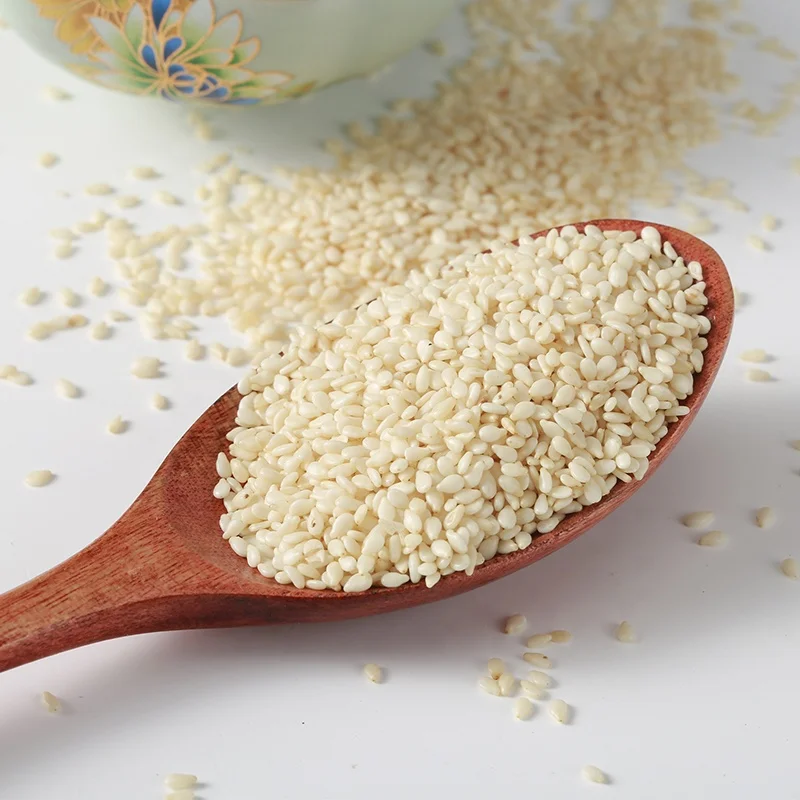 High quality White Sesame seeds nature hulled white sesame For food