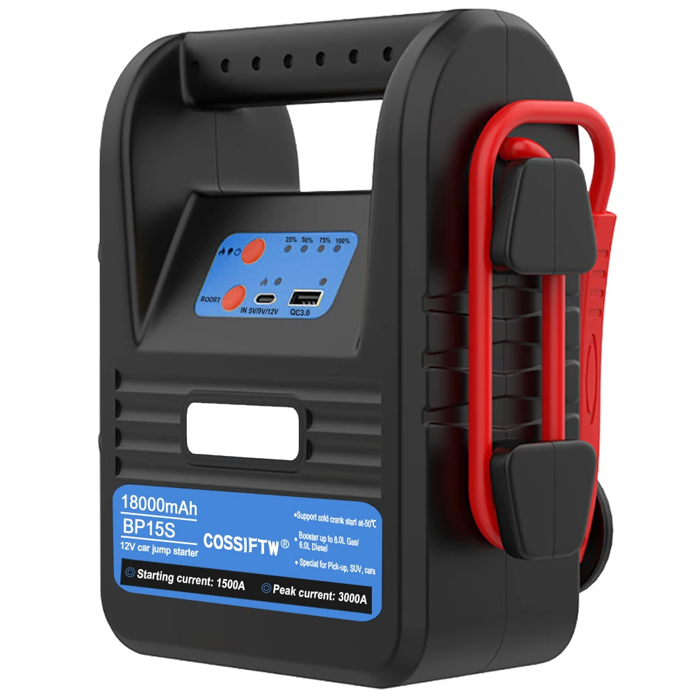 car battery booster box Jump Starter 6000A Car Jump Starter Portable,12V Battery Jumper Starter Portable(10.0L Gas/8.0L Diesel),LCD Display Jump Jump Starter Battery Pack with Jumper Cables & Flashlight-Red : Automotive even in extreme weather range from Jump-N-Carry 12V Jump Starter