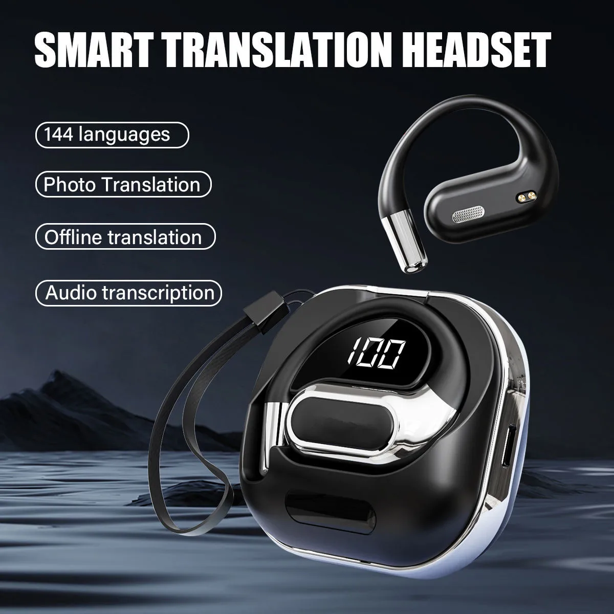 High Quality Hifi Wired Miniso X15 Pro Translation Earphone Wireless Bluet  Earbuds Noise Cancelling Running Sport Headset