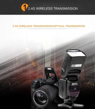 Triopo TR-950II TR950II TR950 Flash Light Speedlite with G4 Trigger Universal for 650D 550D 450D 1100D 60D 7D 5D Cameras product image
