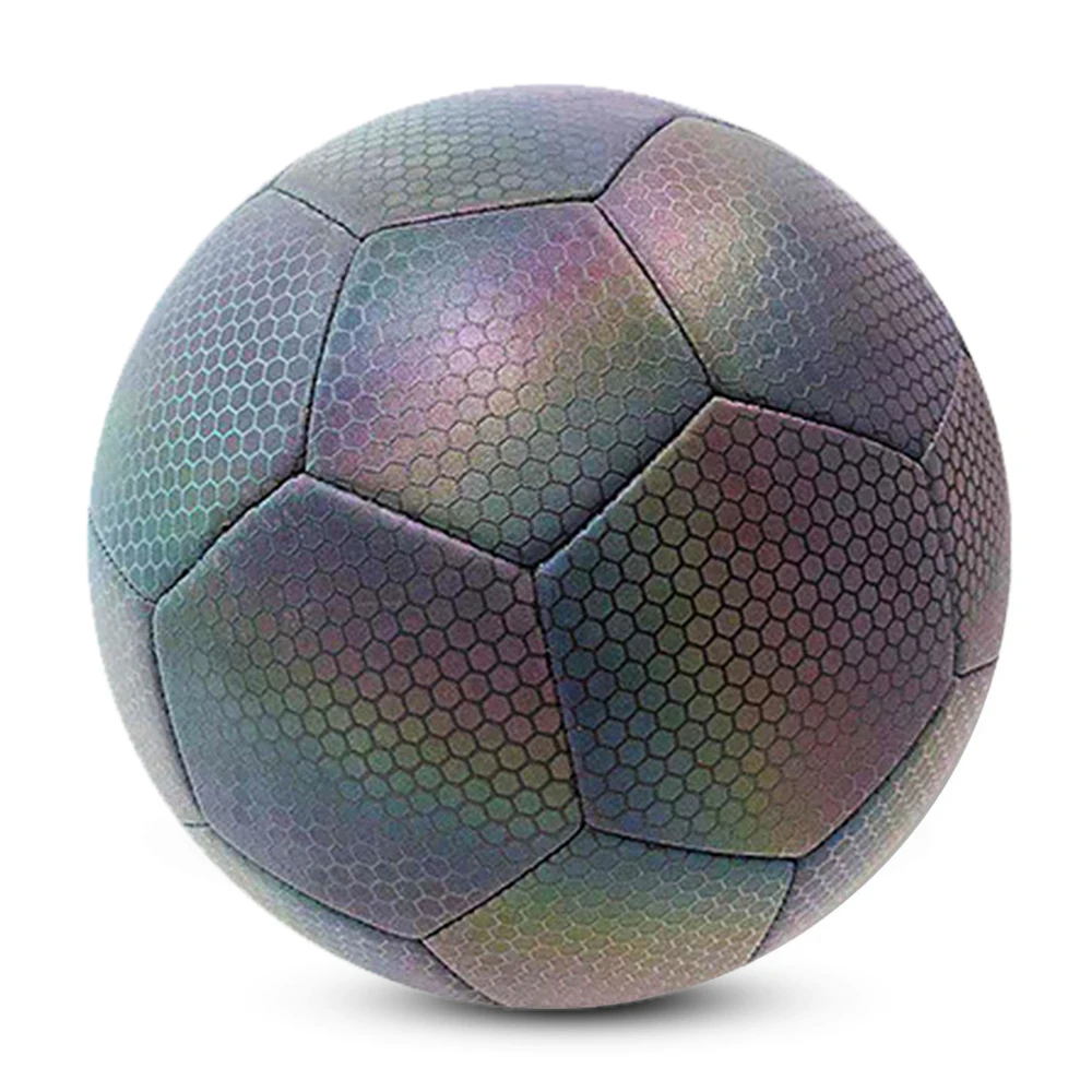 Ballon de football réfléchissant Ballons de football lumineux de