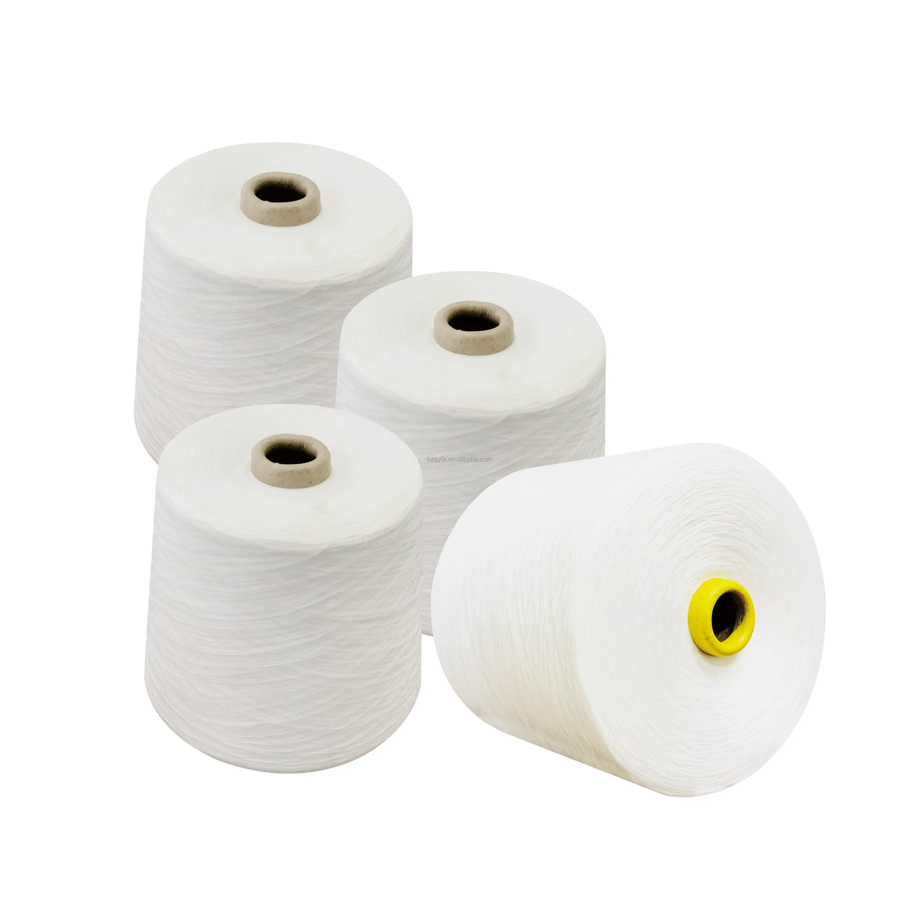460 Tex White Beige Green Fibrillated And Twisted Pp Weft Yarn Applied To Carpet Backing