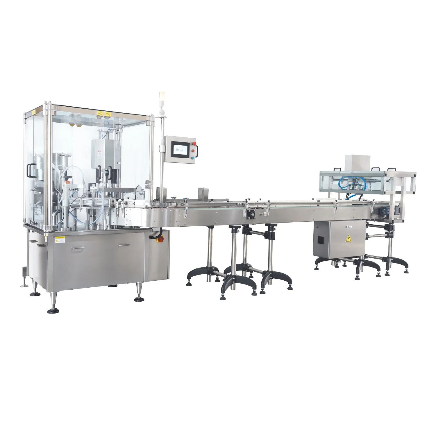 Square 1000ml Cell Culture Liquid Bottle Automatic Filling Production Line