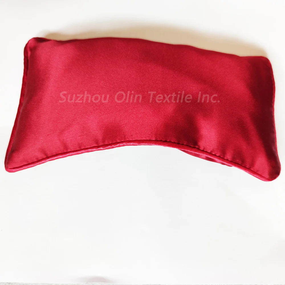 Premium Handcrafted Lavender Eye Pillow Mulberry Silk Weighted Hot Cold