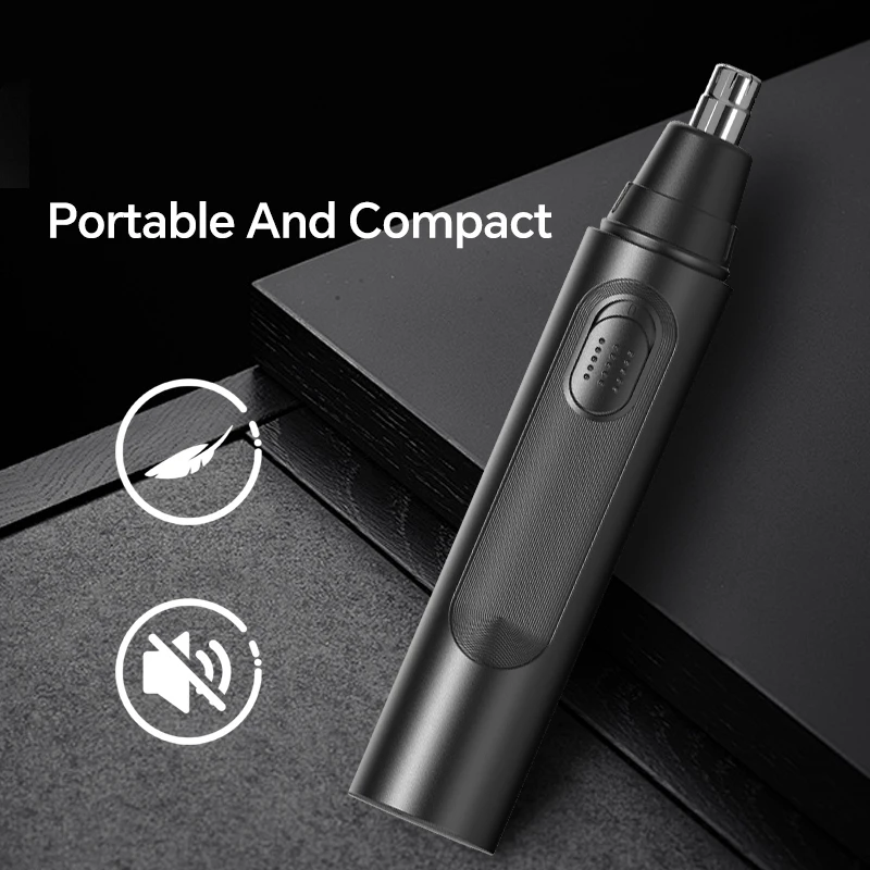 Durable Rechargeable Portable Four-in-One Nose Hair Trimmer Set Electric Push Shear for Home Salon RV Use Made Quality Plastic manufacture