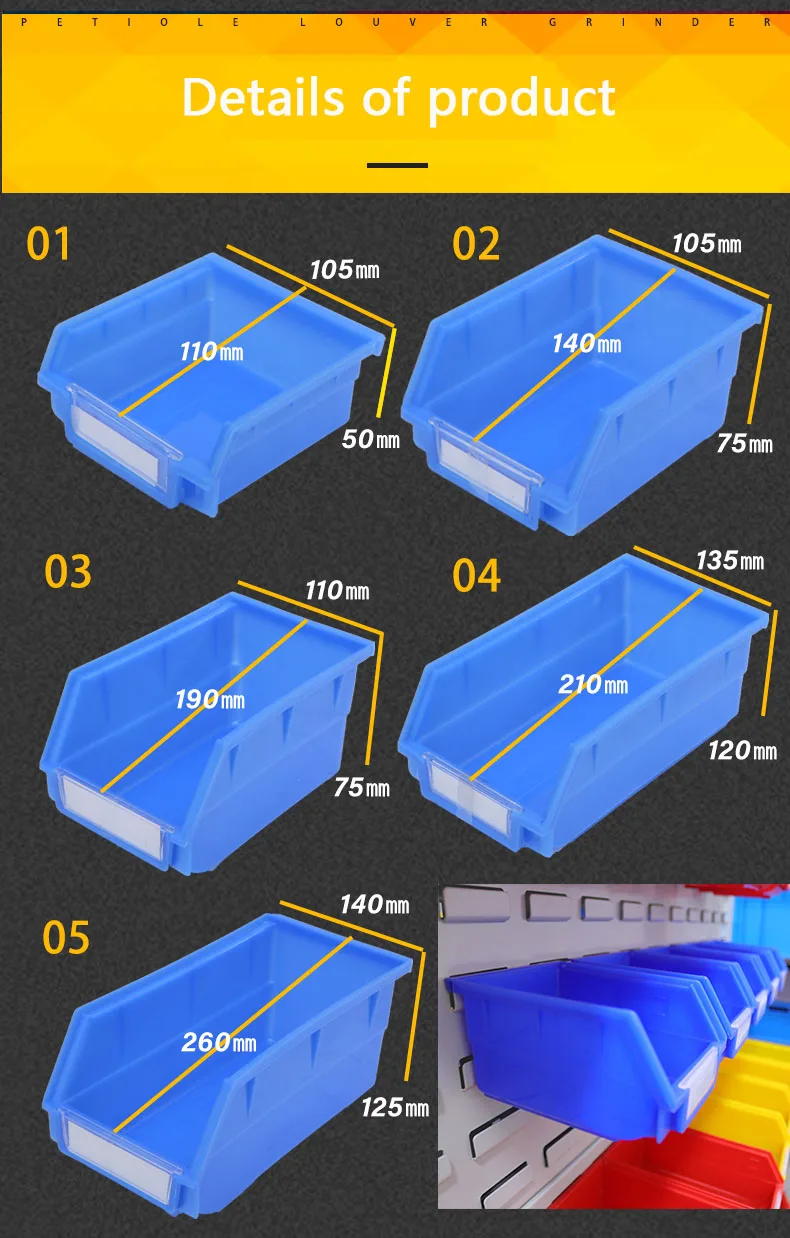 Werks Bedarf Lager Hängende Kunststoff-lagerplätze Oder-box - Buy