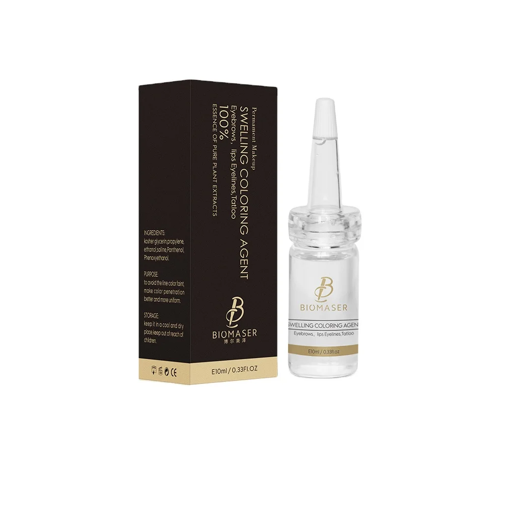 Professional Biomaser Swelling Coloring Agent Eyebrow Permanent Makeup Agent After Care Agent