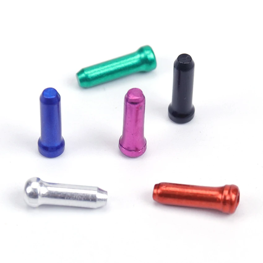 100 Terminali Per Cavi Bici In Alluminio - Antisfilacciamento Per Freni E Cambio - Foto 5