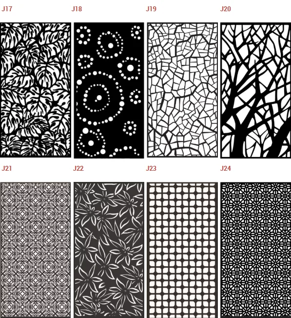 Customized CNC Bending Laser Cut Aluminum Privacy Fence Garden Balcony Decorative Metal PVC Coated Boards Trellis Gates Product