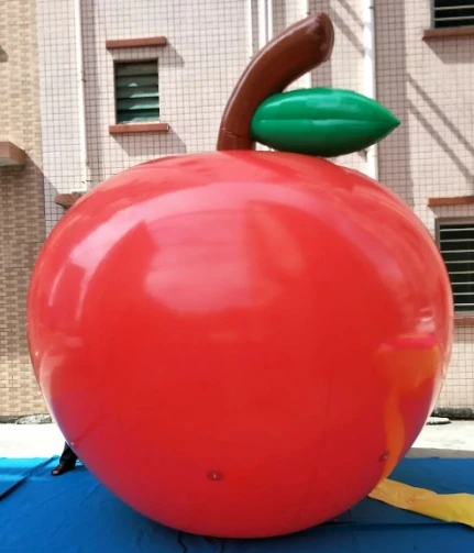BeiLe Outdoors Impressive Giant Inflatable Apple Fruit Model PVC Balloon for Event Advertising Blower Accessory Sea Shipping