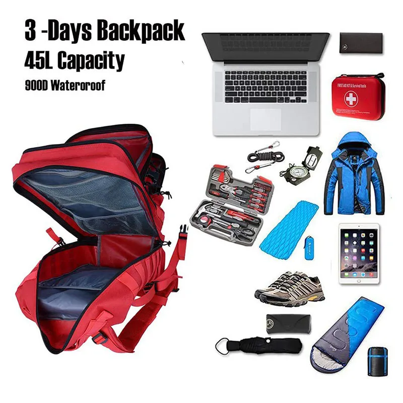 China Factory Customized Tactical Assault Backpacks Good Quality Training Assault Backpacks Large Tactical Rucksack