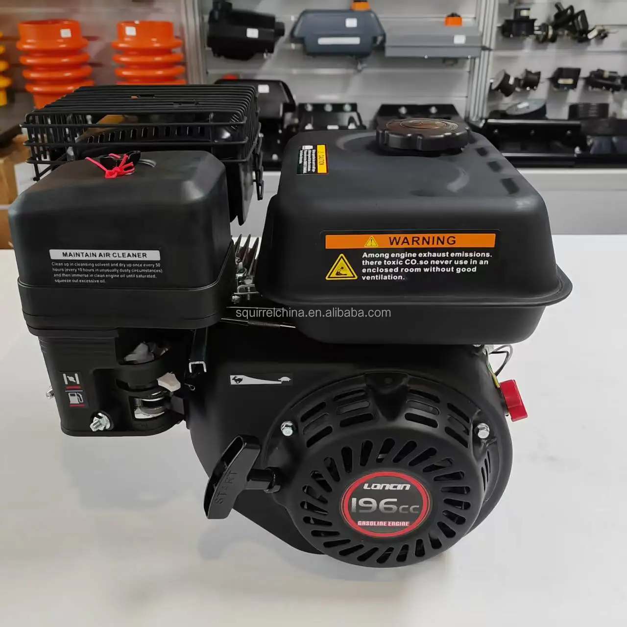 Loncin H200 6.5HP 196cc Engine - Reliable Power for Squirrel