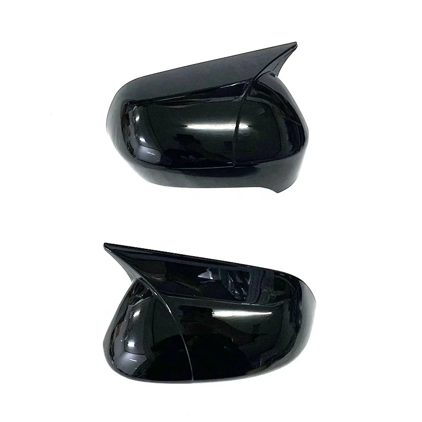 Gloss Black Rear View Mirror Cover Cap Without Turn Light for Tiypeor Honda Civic 2006-2012 Side Door Mirror Shell Decoration