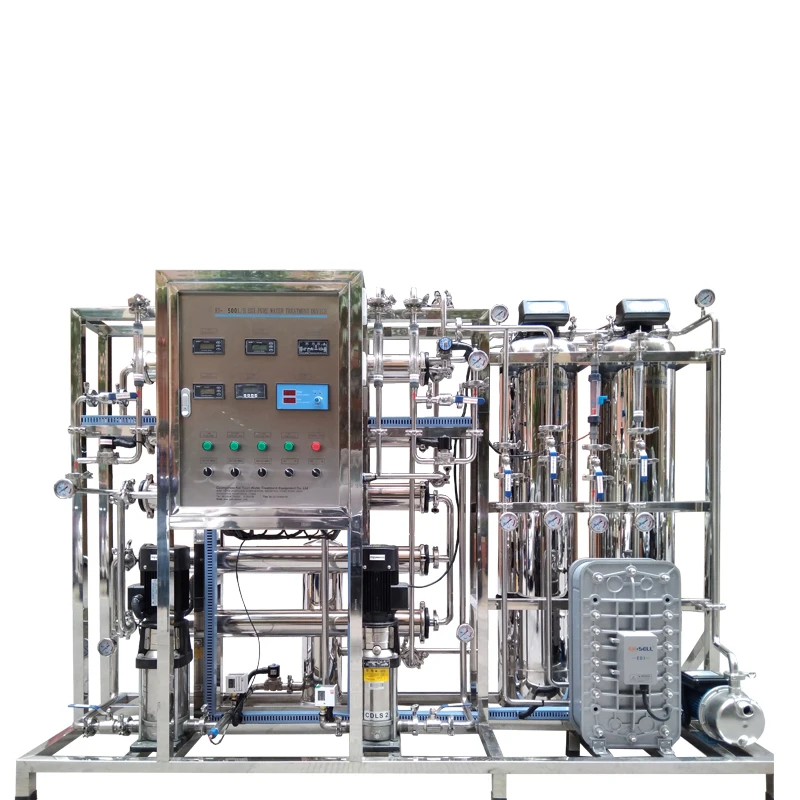 500 Liter pro Stunde Ultrareine Wassermaschine SUS Tank für Haushaltswasser eingereicht 2