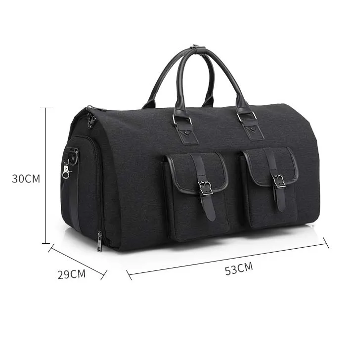 Carry-on Garment Bag Large Duffel Bag Suit Travel Weekend Business ...