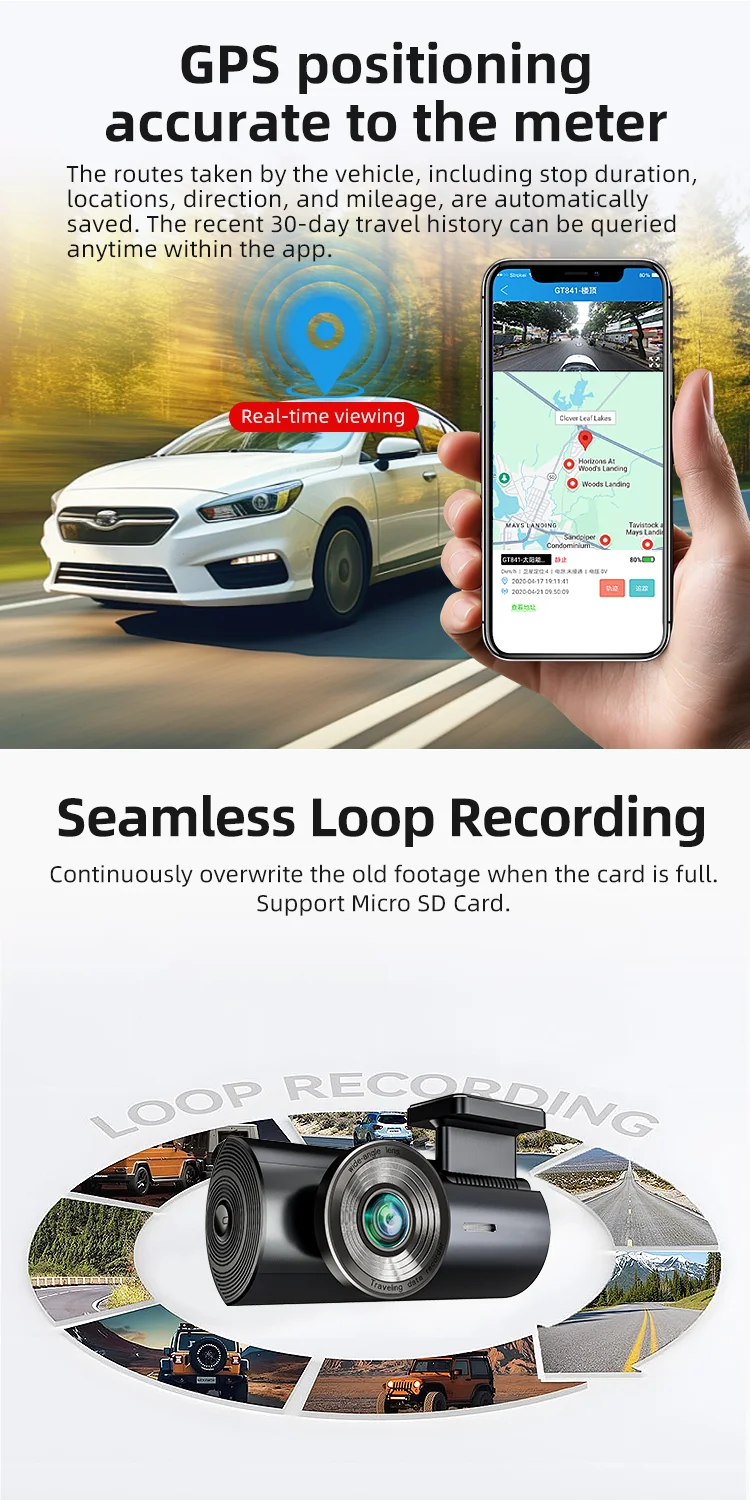 Factory Outlet Wholesale Dash Cam 2K Black Box with WiFi APP G-sensor Emergency Recording for Fleet Management Solution supplier