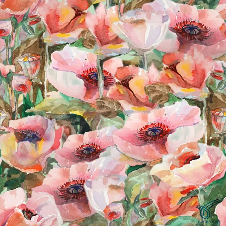 2021 New Digital Print Polyester Elastane Liganete Fabric