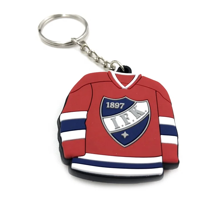 Stock Factory Customized 2D 3D Keychain Pvc Customized With Your Design logo Rubber Key Ring Silicone Keychain Promotional Gifts