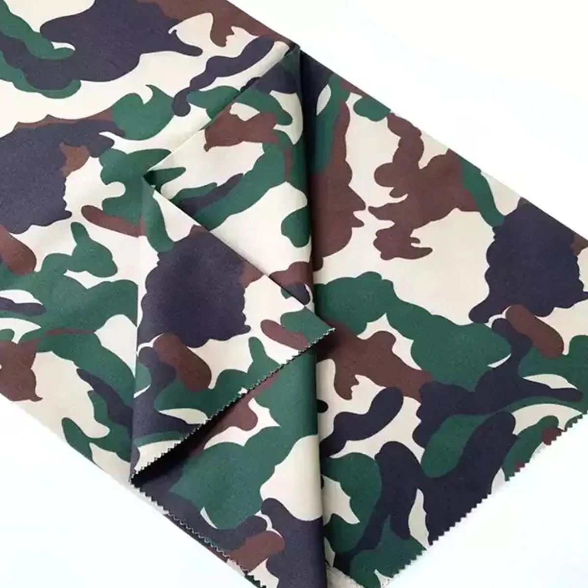 Фабричная Полиэстеровая хлопковая полиэфирная непальская камуфляжная ткань для