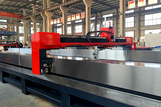 Ac 5 Axis 3d 45 Degree Waterjet Cutting Machine for Marble Granite Ceramic Tile Quartz Slate Cnc Waterjet 4020