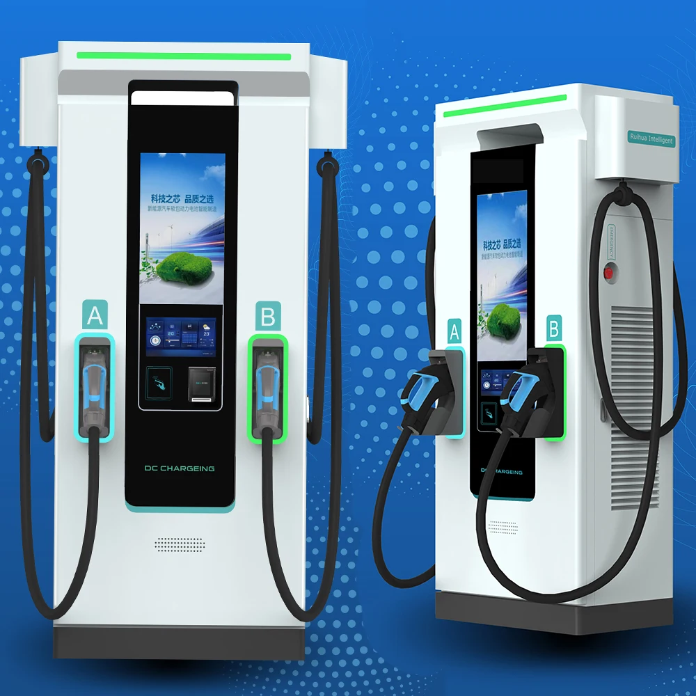Factory Direct Supply CCS1 CCS2 GBT CHAdeMO  120kw Dual Gun New Energy Electric Vehicle Cha DC Fast Charger Ev Charging Station