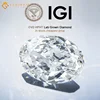 oval lab grown diamond igi