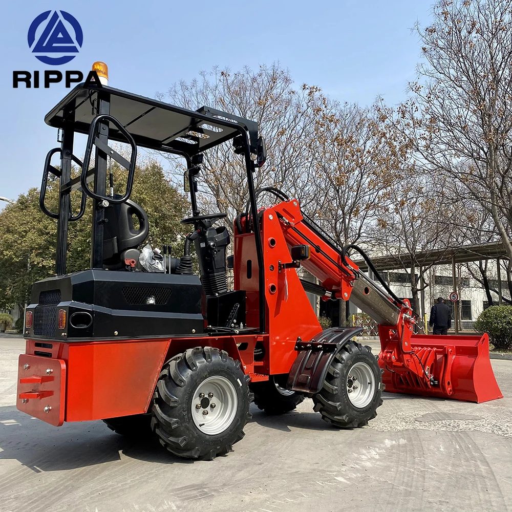 Rippa Telescopic Loader 1 Ton 2 Ton 3 Ton Mini Wheel Loader Price