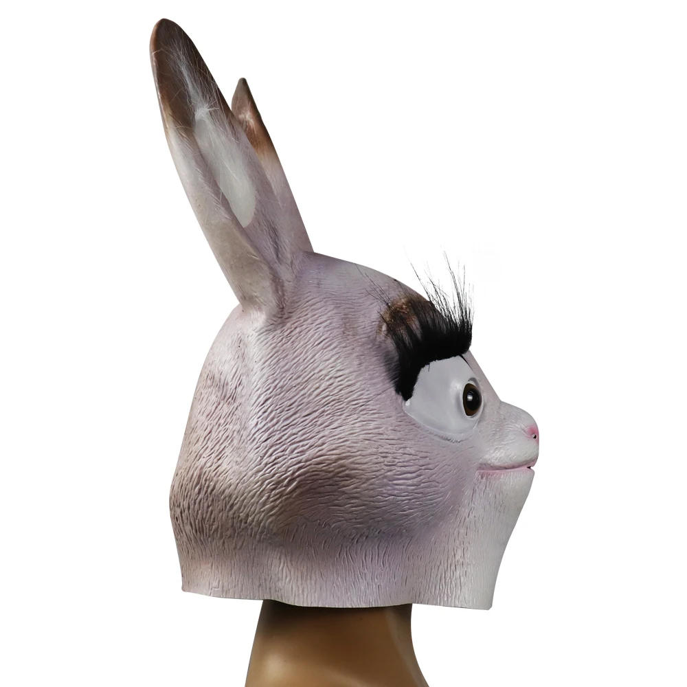 Masque Lapin Réaliste Eva - Adulte - Carnaval Halloween Fête