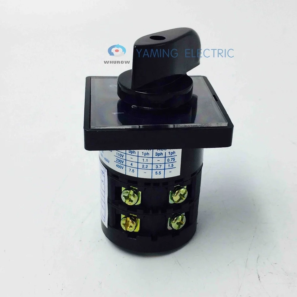 Электрический 2 Позиция 1-2 HZ5B-20/2 Переключение поворотный переключатель cam 20A 2 полюса 8 клемм Серебряный токоподводящий система управления