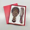 Vintage Metal Mirror Comb Set 2