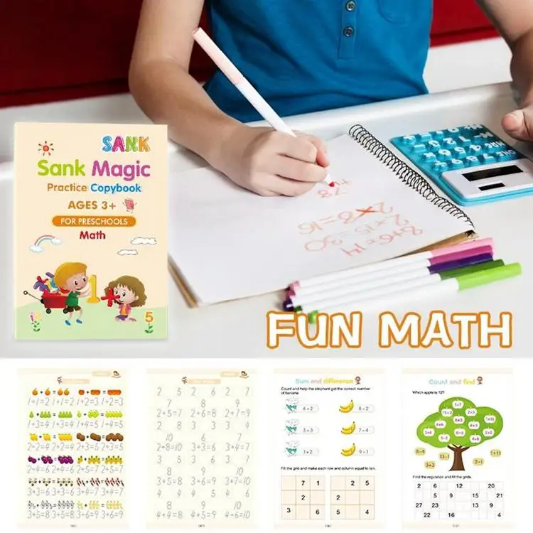 Customize Kids Need Writing Practice Magical Copybook English Arabic