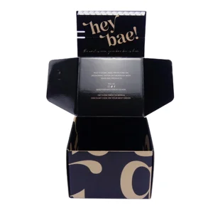 Custom Printed pink Personalized Subscription Mailer Shipping Paper Airplane Boxes Shipping Gift Packaging Cardboard Shoes Box