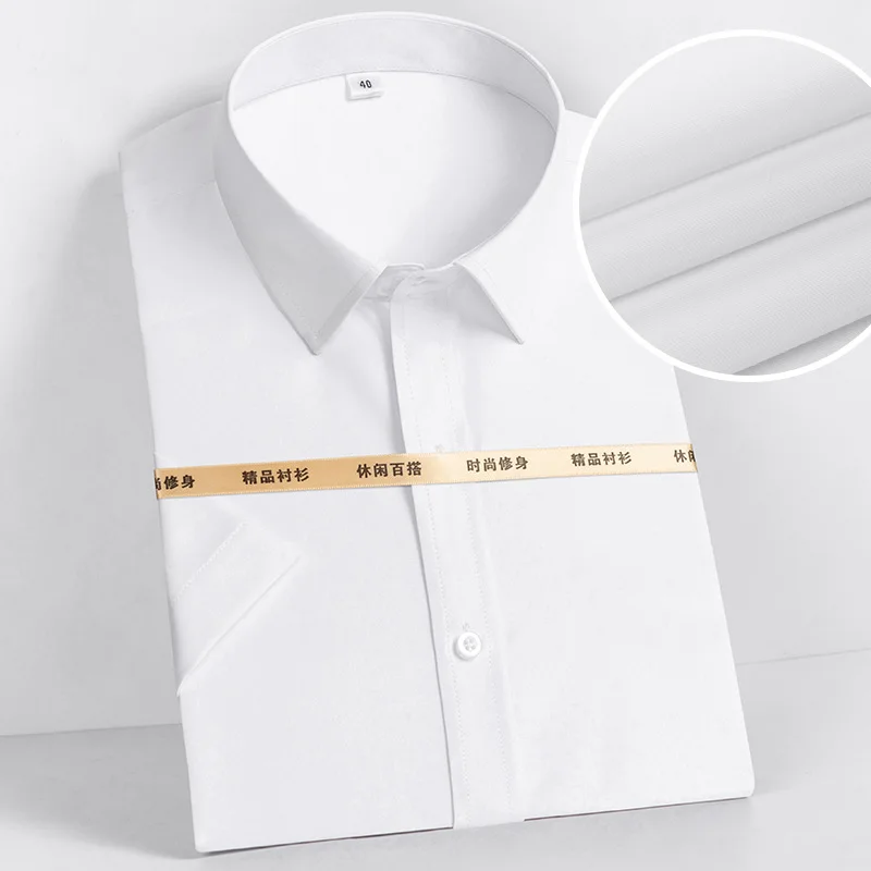 Business Shirts Full Polyester Long Sleeve Men's Shirts