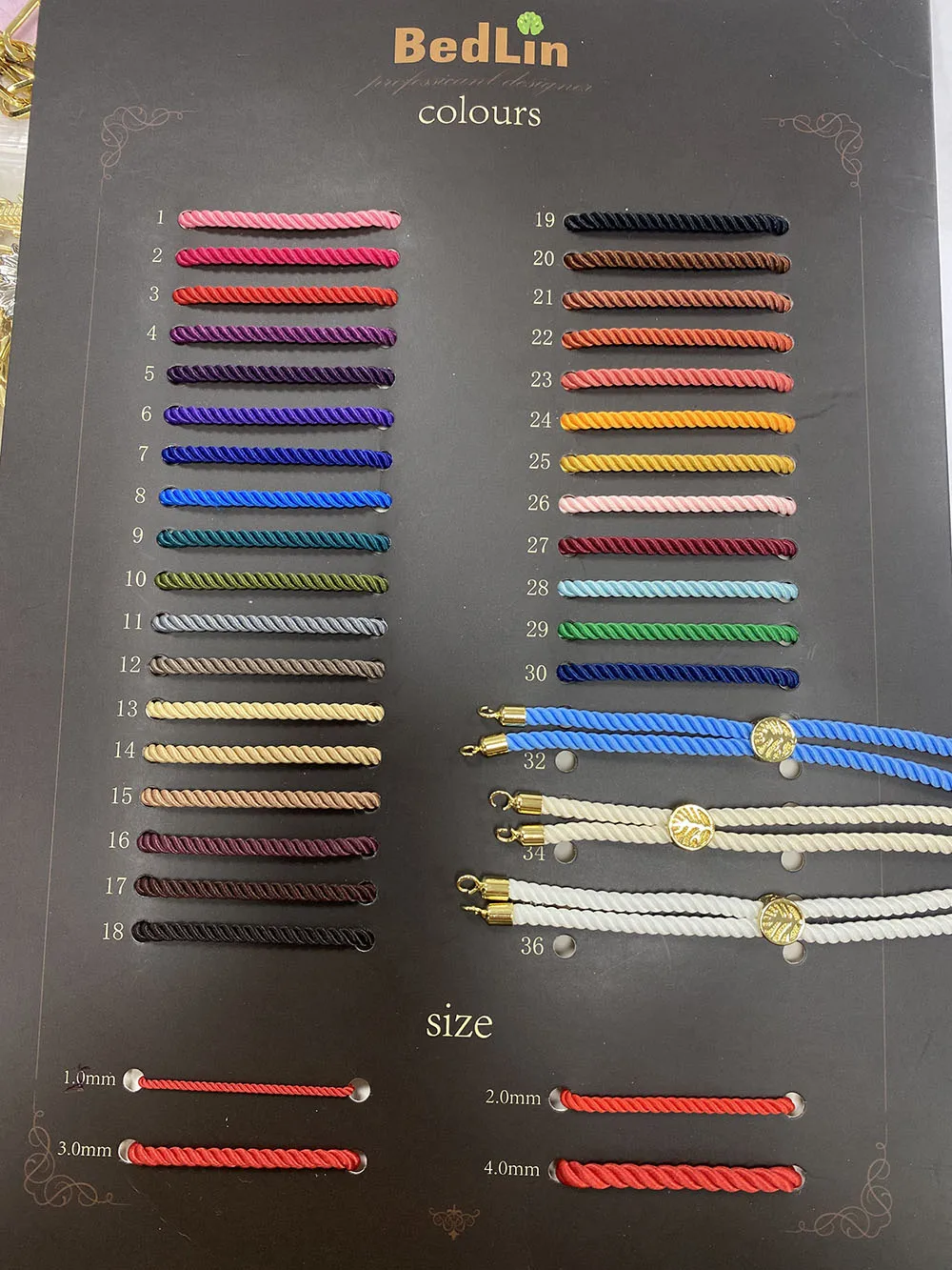 Handmade Fashion Red Rope Line Thread String Adjustable Bracelets for DIY Jewelry