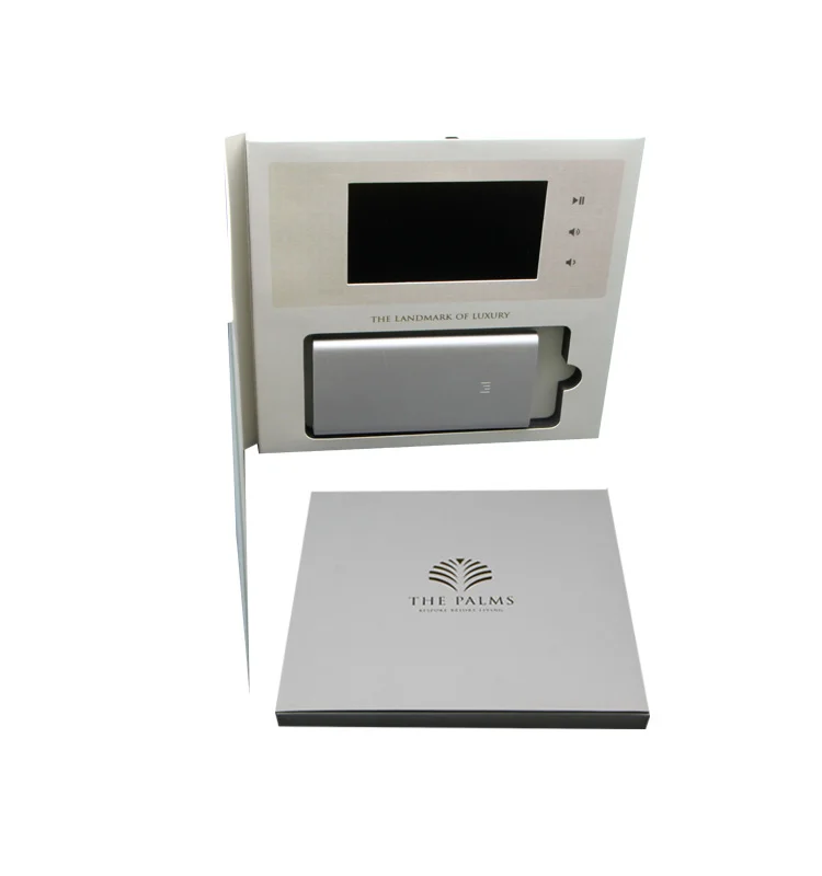 China Customized printing 7 inch lcd screen video brochure for advertising/gifts/wedding