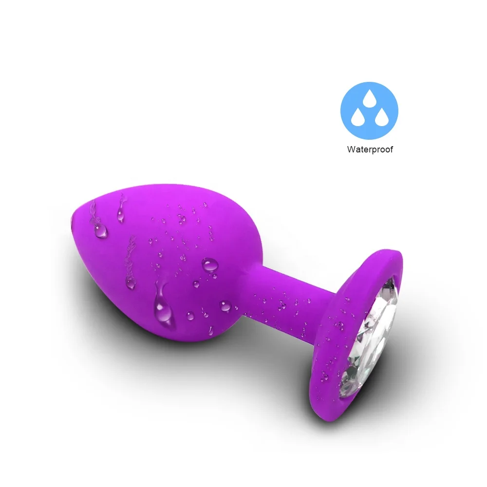 4pcs Set Silicone Round Crystal Anal Plug Women Comfortable Butt Beads Ball Plugs Base Prostate Massager Adult Sex Toys