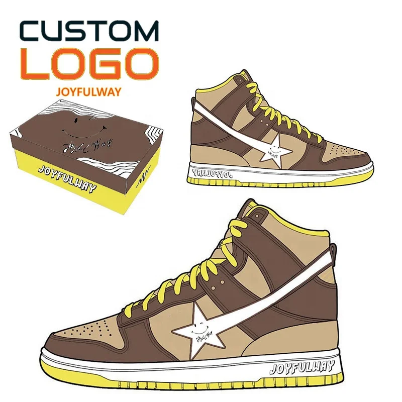 Leather  low top aj  Sneaker Blank Sneakers With High Quality Customized Logo Private Label Printing Footwear