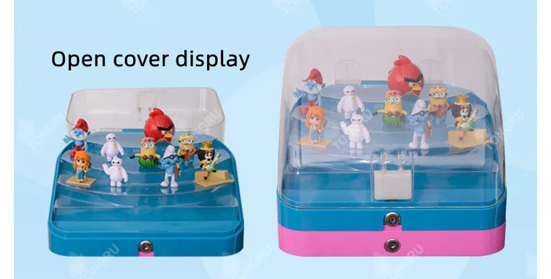 Clear Color Coin-Operated  Vending Machine Gotcha Toy Distributor with Colorful Capsule Original Product Genre