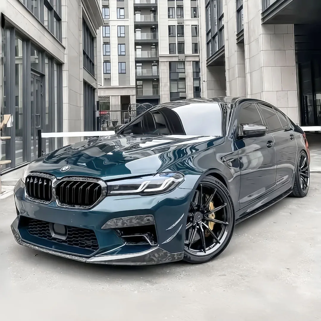 CARKOO Premium Aix Green Metallic Gloss Car Wrap Vinyl Full Body