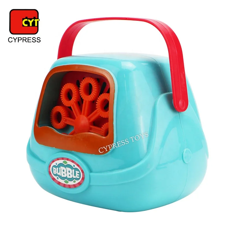 Portable Electric Soap Bubble Toy Machine for Children