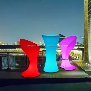 Outdoor Furniture Led Wedding Bar Chair LED Luminous Waterproof Chairs for Garden Courtyard Beach