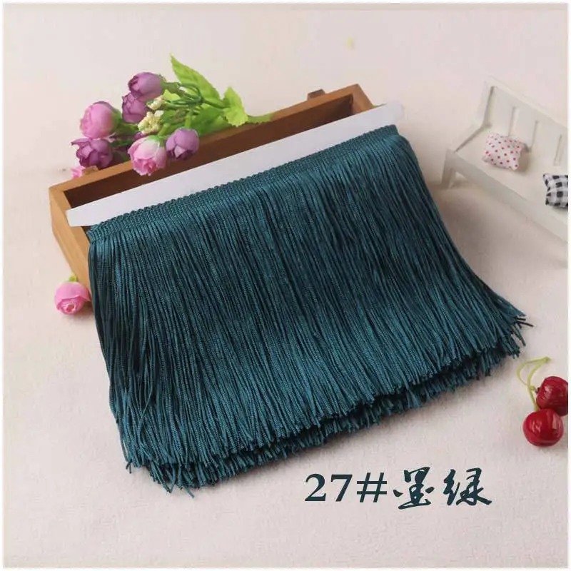 Nappe E Frange In Poliestere 20-30 Cm - Per Costumi Danza, Tende, Decorazioni Fai-da-Te - Foto 2