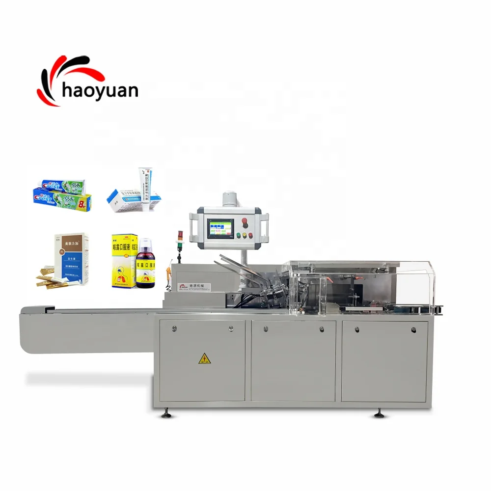 HY-ZH-120 Neuer Innovationshersteller Top Verkauf Karton Kartoniermaschine Box Boxing Packing Packaging Machine