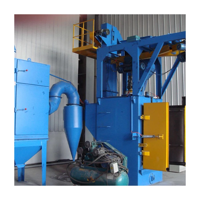 Cheap Welding Shot Blasting Machines Wire Hanger Abrasive Shot Blasting Machine For Cleaning Metal