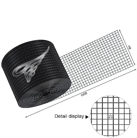 Solar Fence Mesh 8"x30m 1.5mm - Galvanized Steel Solar Panel Critter Guard Bird Proofing Barrier Mesh Animal Protection Net