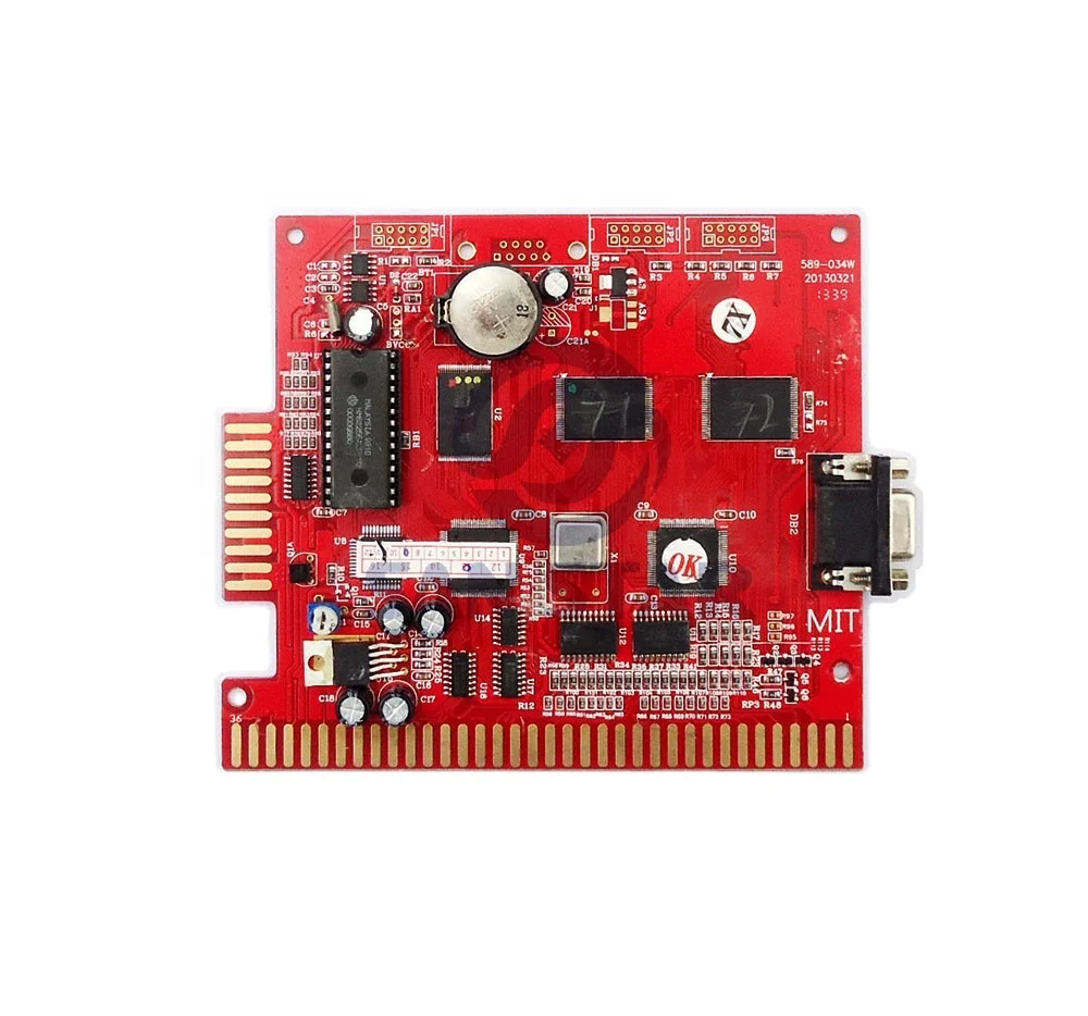 Multi PCB RED 7 in 1 Board Multigamer 7X Arcade Machine