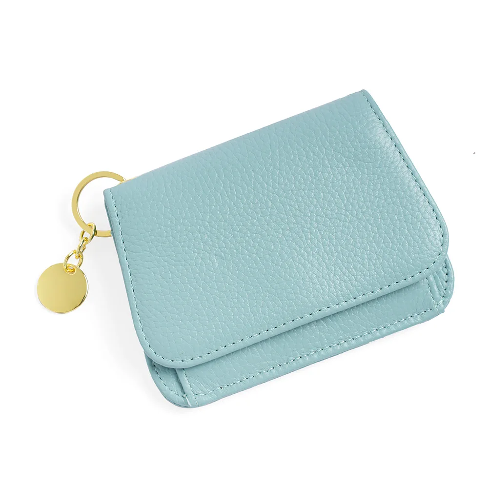 Genuine Leather Women's Wallet to Korean Style RFID Cardholder