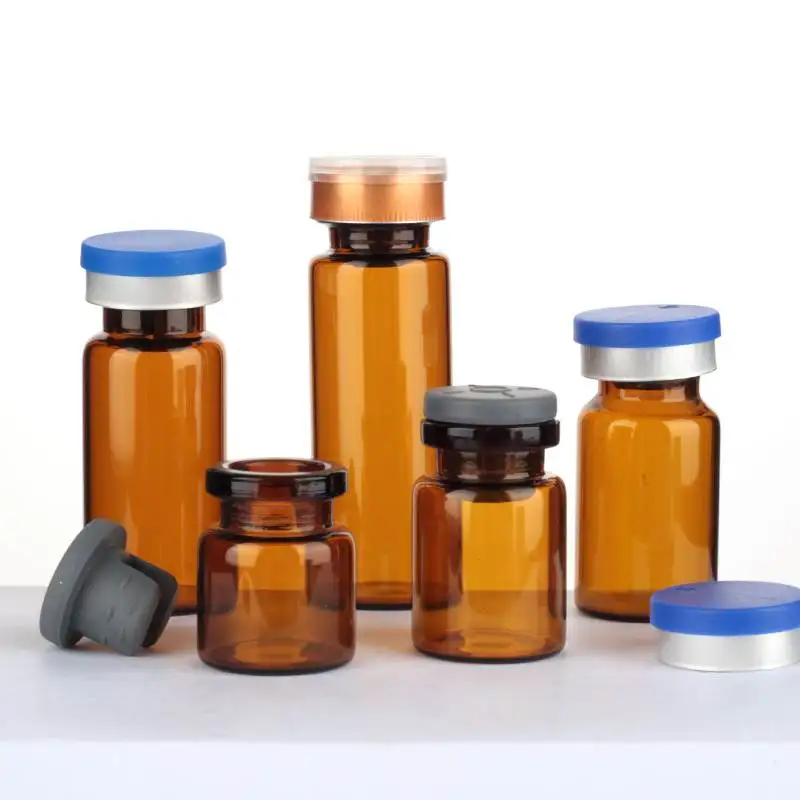 hospita bac water Amber Vitamin B12 Injection Glass Medicine Vials Bottles 5ml 6ml 8ml 10ml  15ml