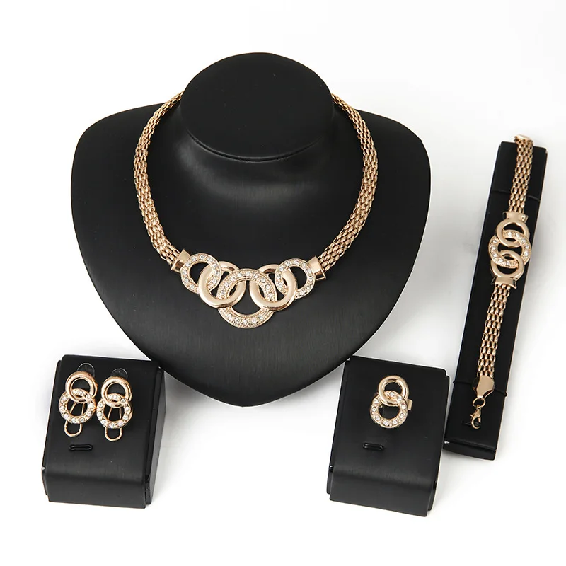 Fashion Alloy Bridal Jewelry Set 
