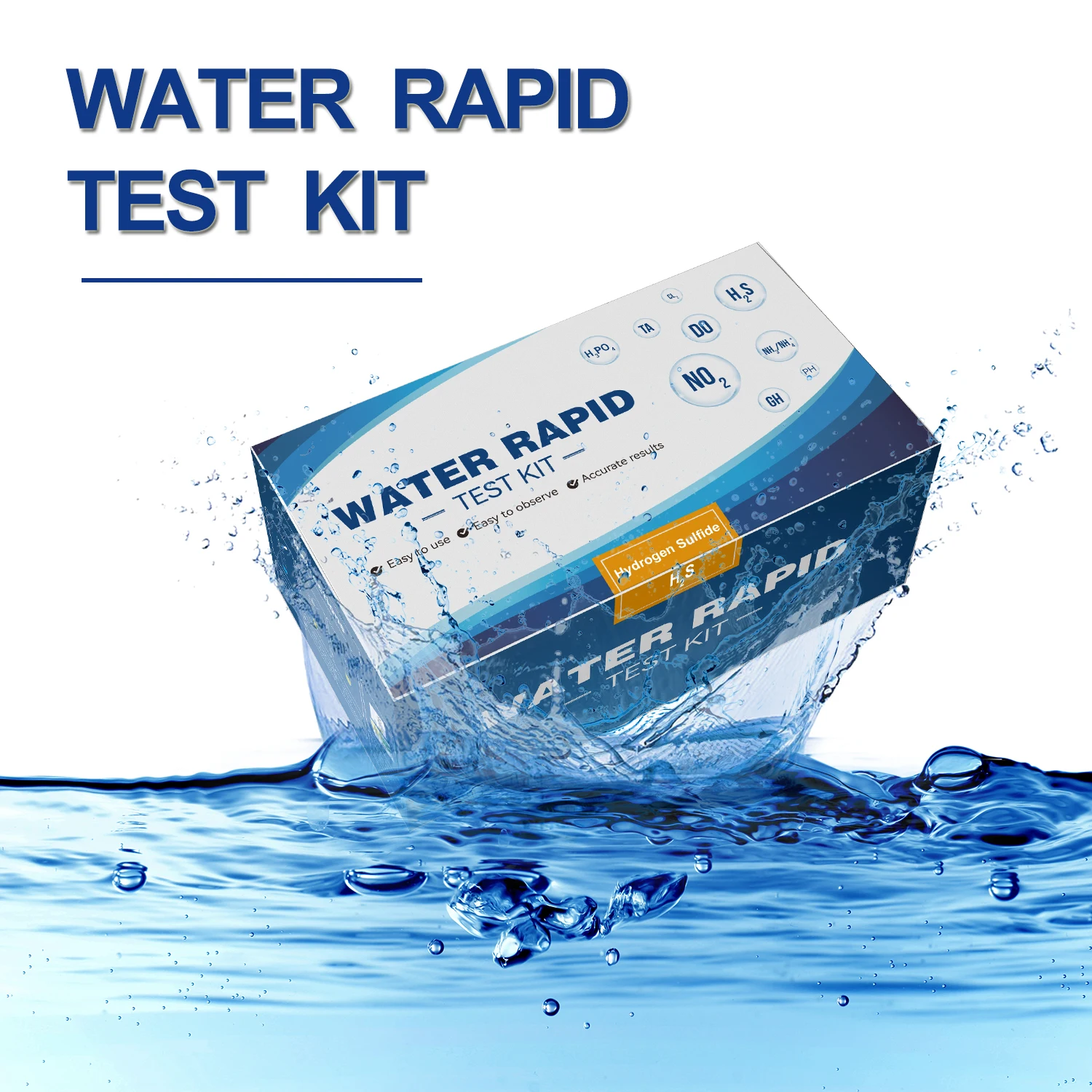 Hydrogen Sulfide Reagent Water Test Kit For Drinking Water Pools & Spas